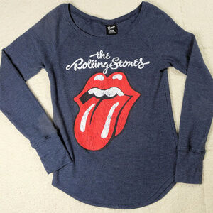 Thermal Gray L/S Gray Rolling Stones Shirt XSmall
